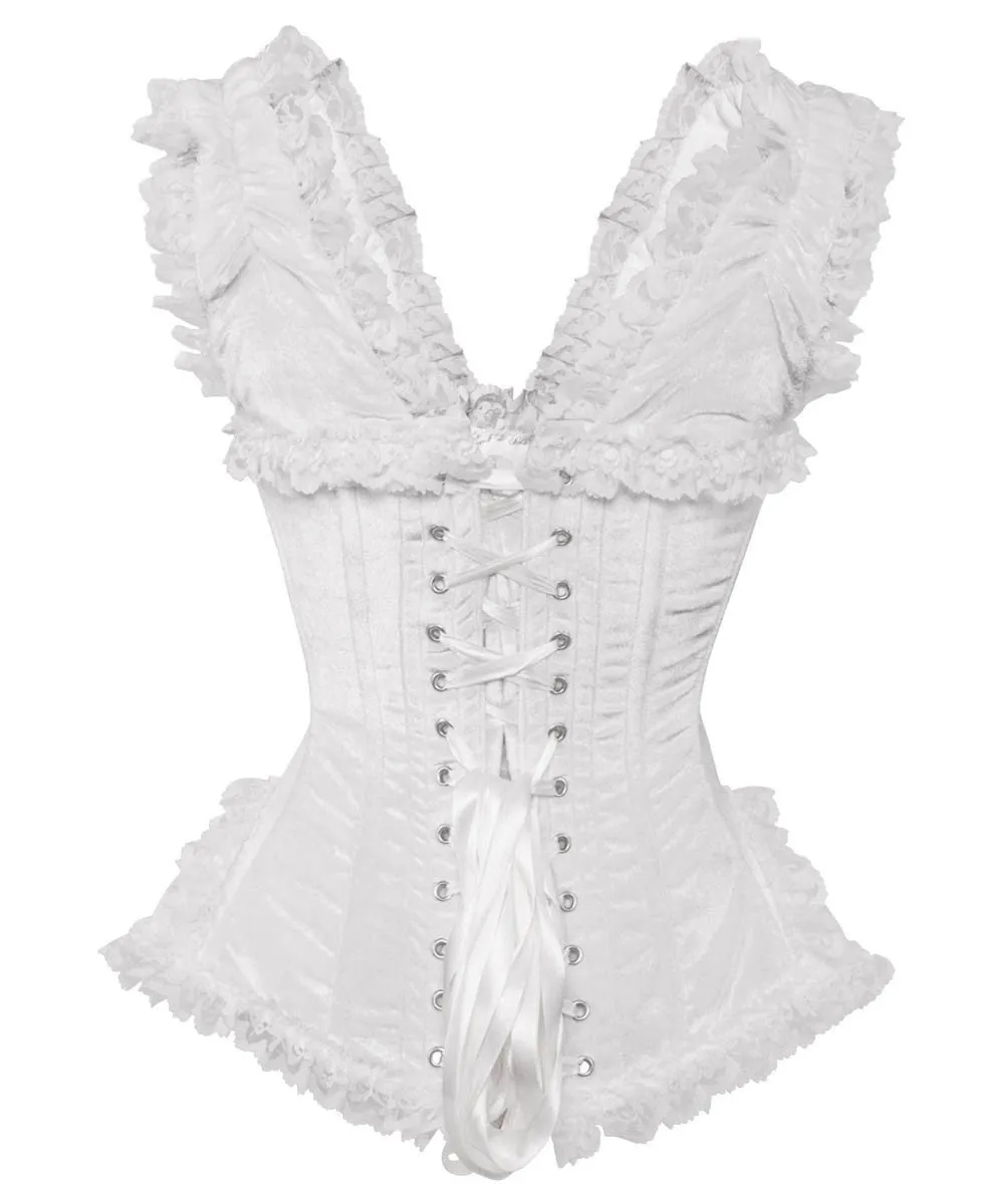 Aeson Victorian Inspired White Corset