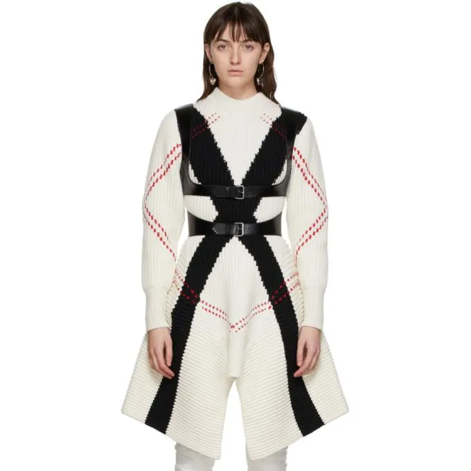 Alexander McQueen Black Double Buckle Harness