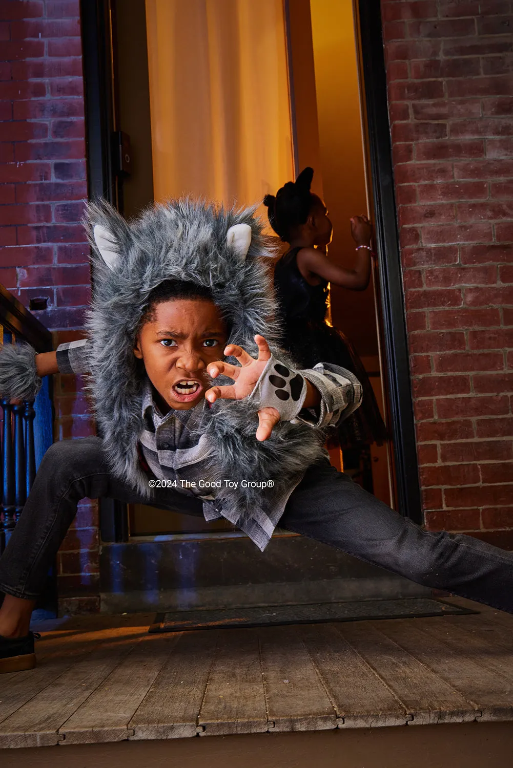 Big Bad Wolf Vest with Gloves 3/4