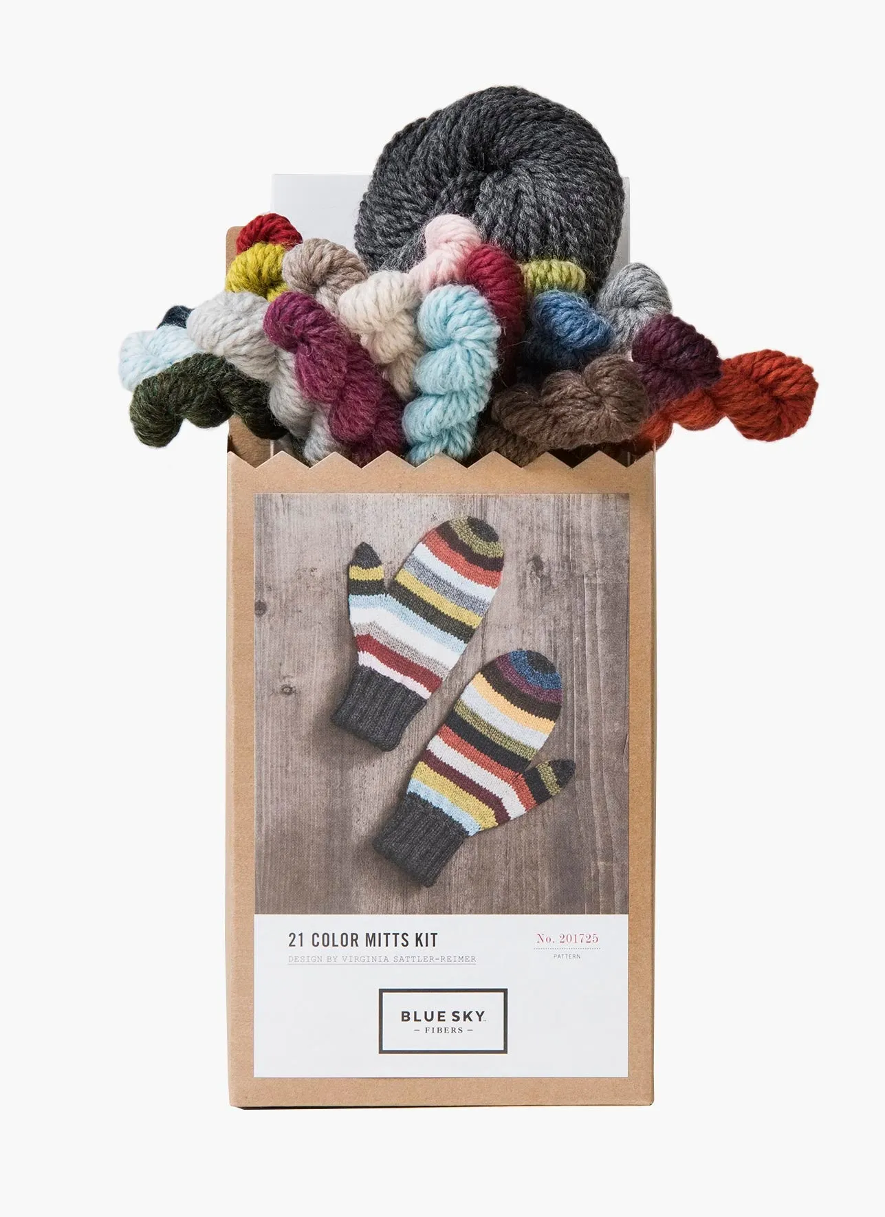 Blue Sky Fibers 21 Color Mittens Kit