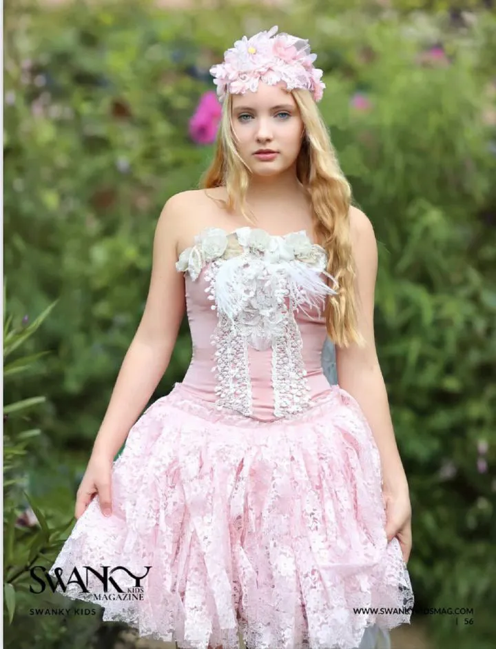 Blush Ivory Corset Top - Gigi