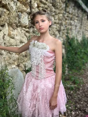Blush Ivory Corset Top - Gigi