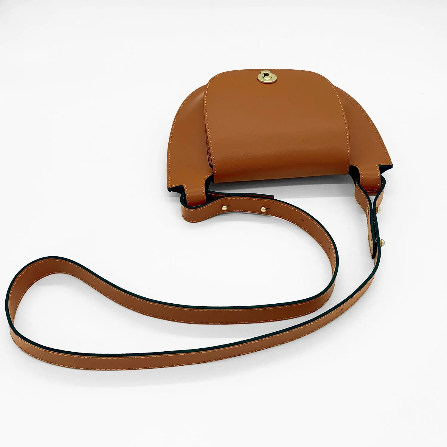 Camel Satchel Clutch