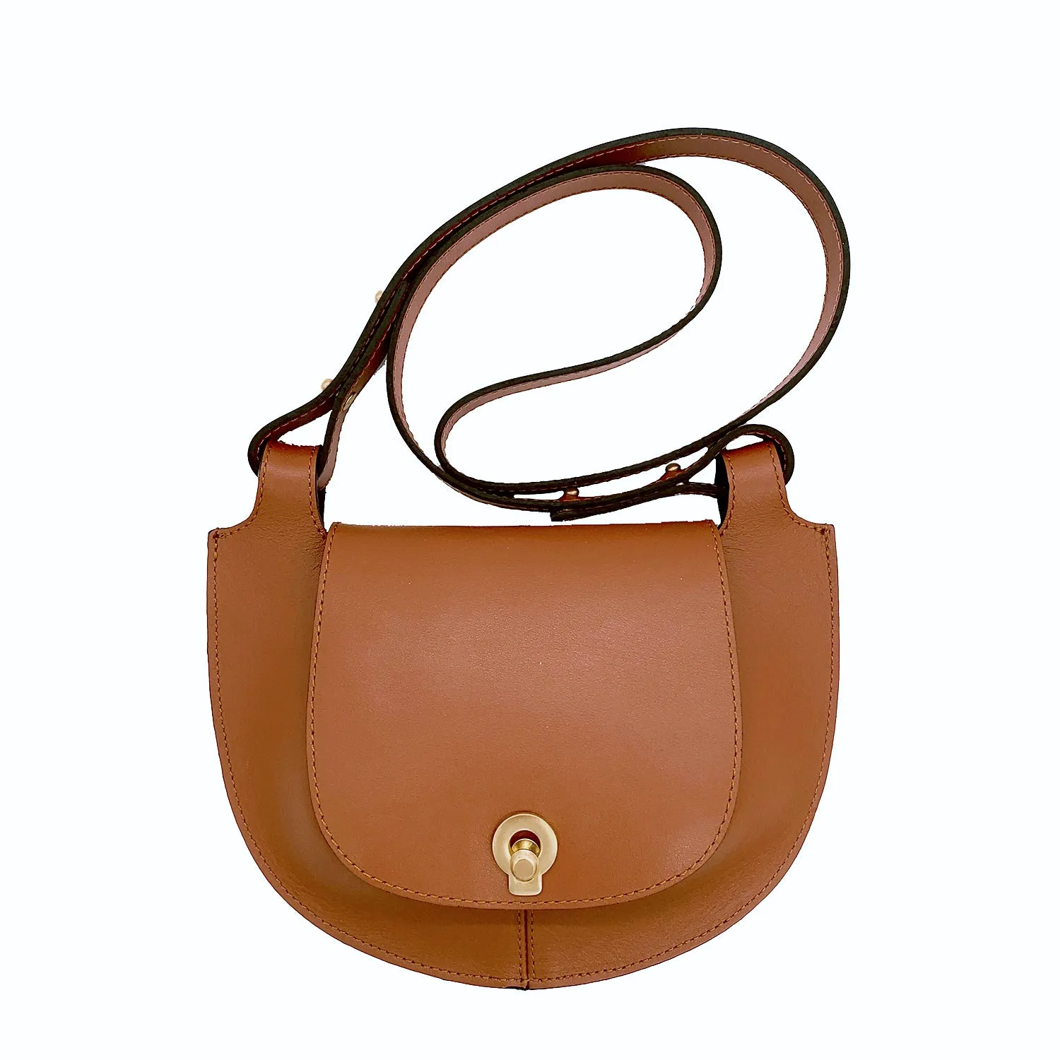 Camel Satchel Clutch