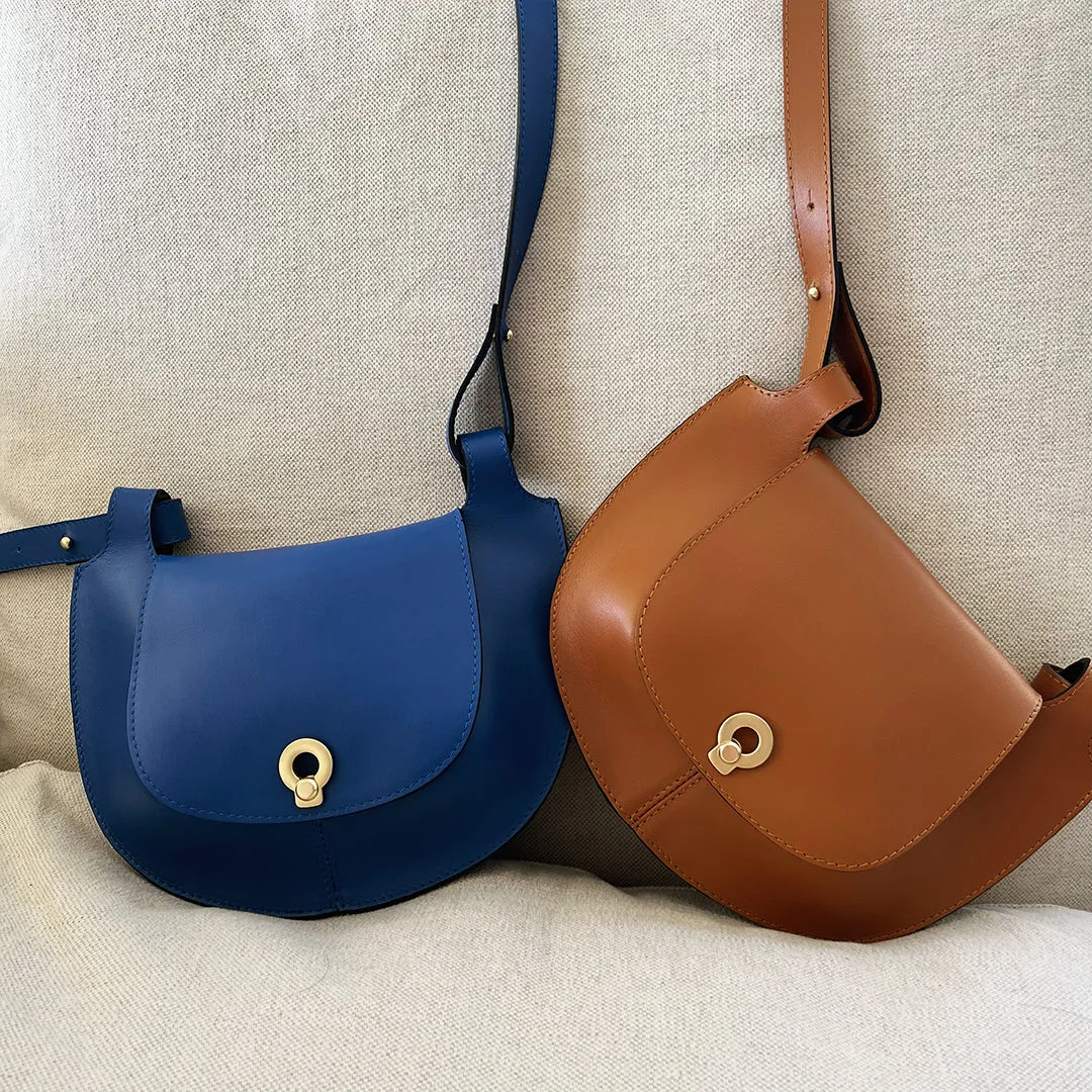 Camel Satchel Clutch