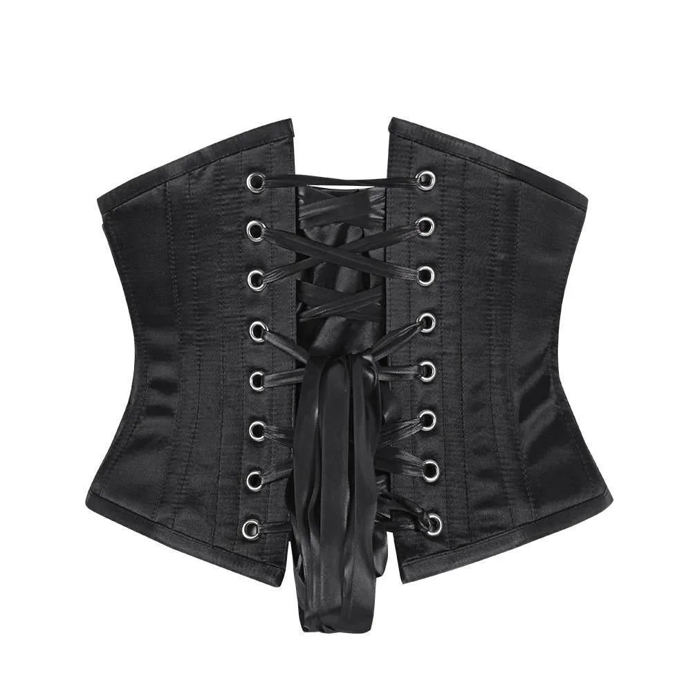 Caria Black Couture Underbust Corset