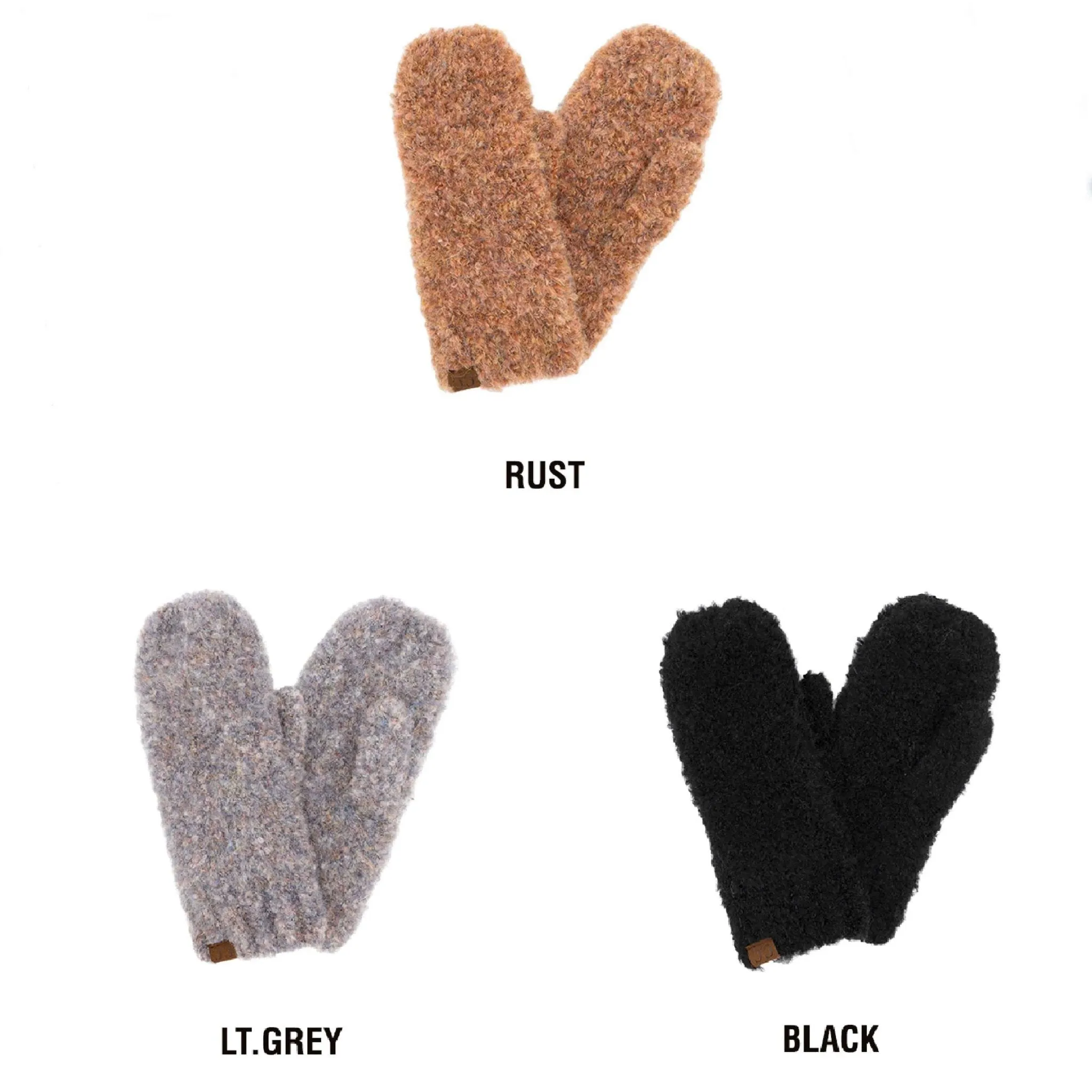 CC Oh So Soft Boucle Mittens