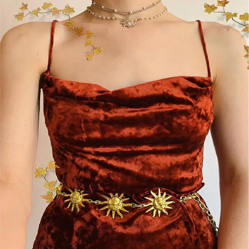 Celestial Sun Chain Belt