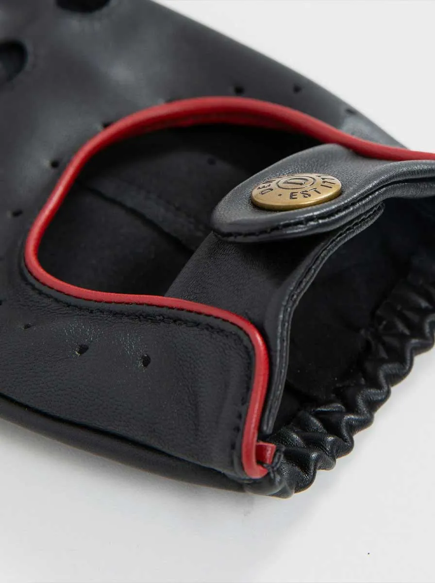 Dents - Black Classic Leather Driving Gloves