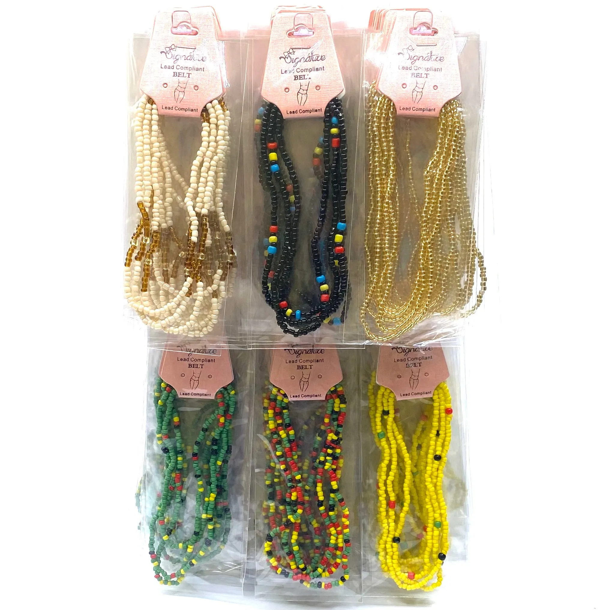 Display Bead Belly Belt Stretch 144 Piece- PICK UP ONLY