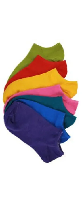 Fashion Solids Ankle Socks 7 Pair Pack (Women's)