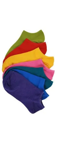 Fashion Solids Ankle Socks 7 Pair Pack (Women's)