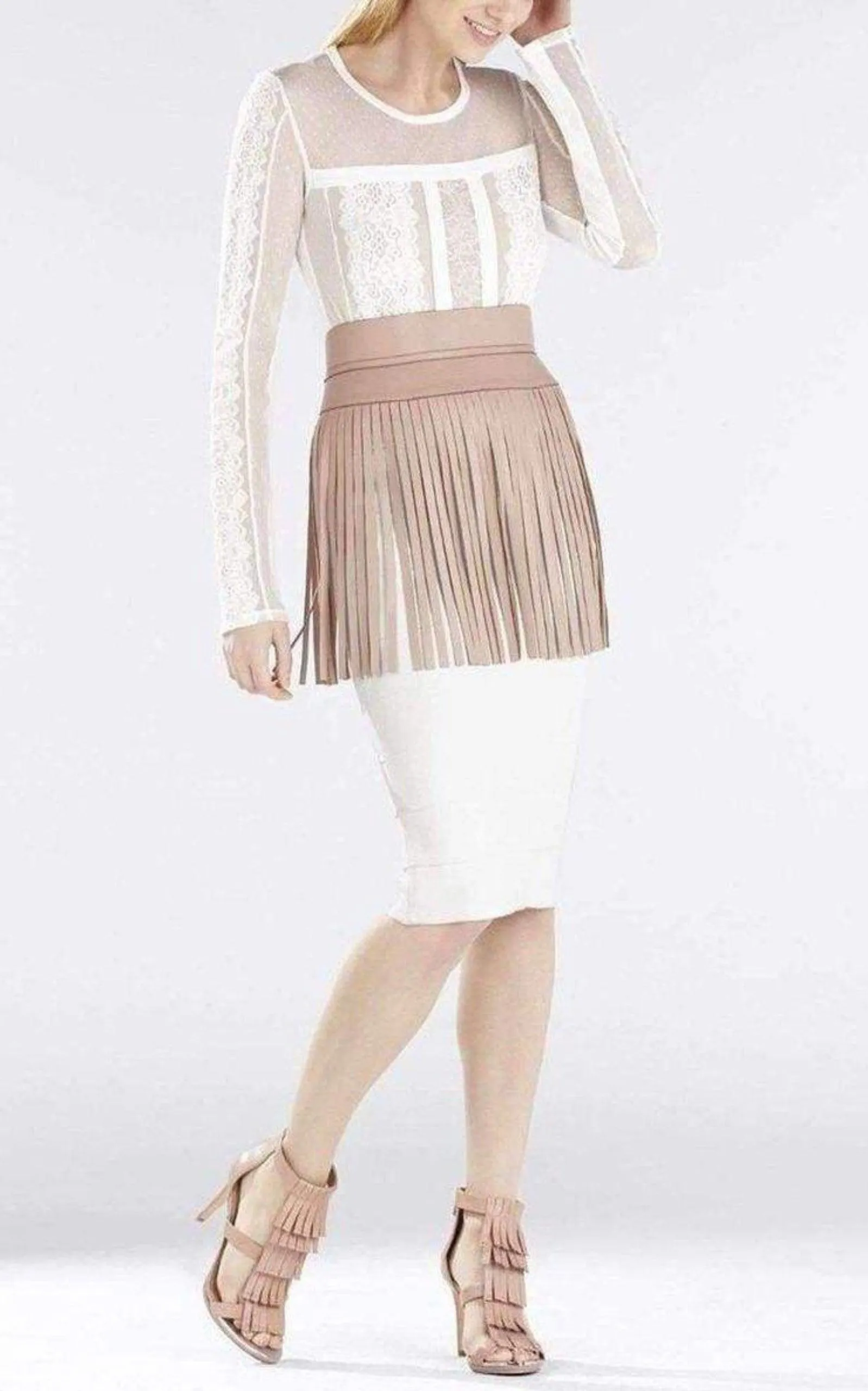 Fringe Contour Waist Belt