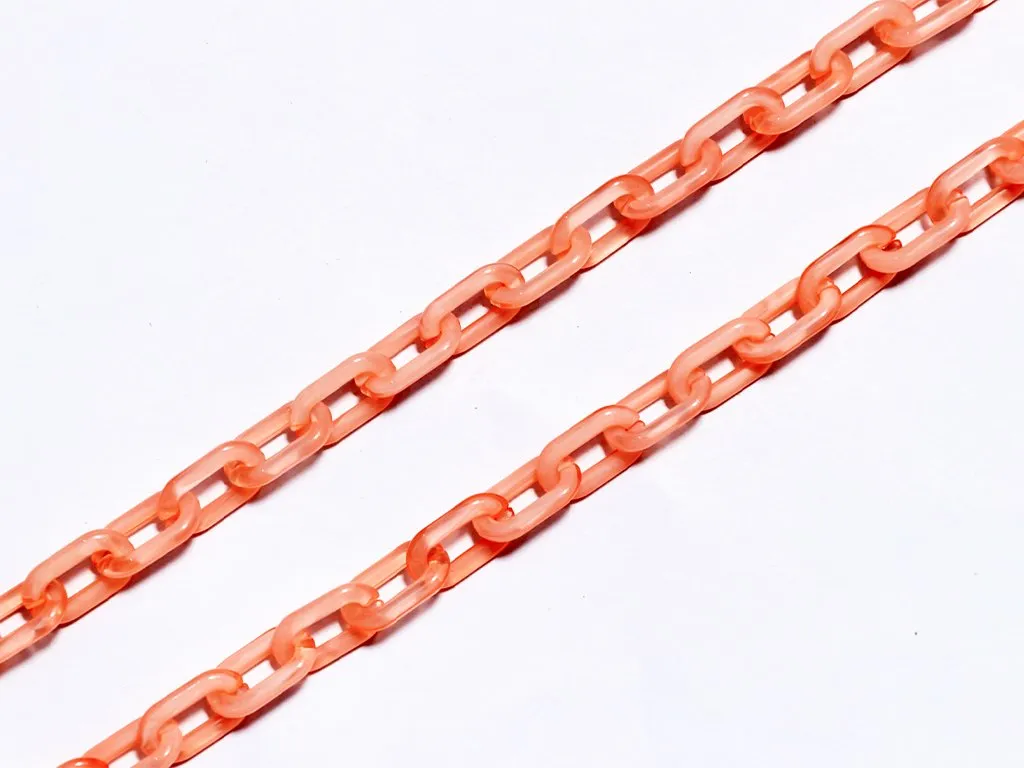 Light Red Designer Plastic Chain