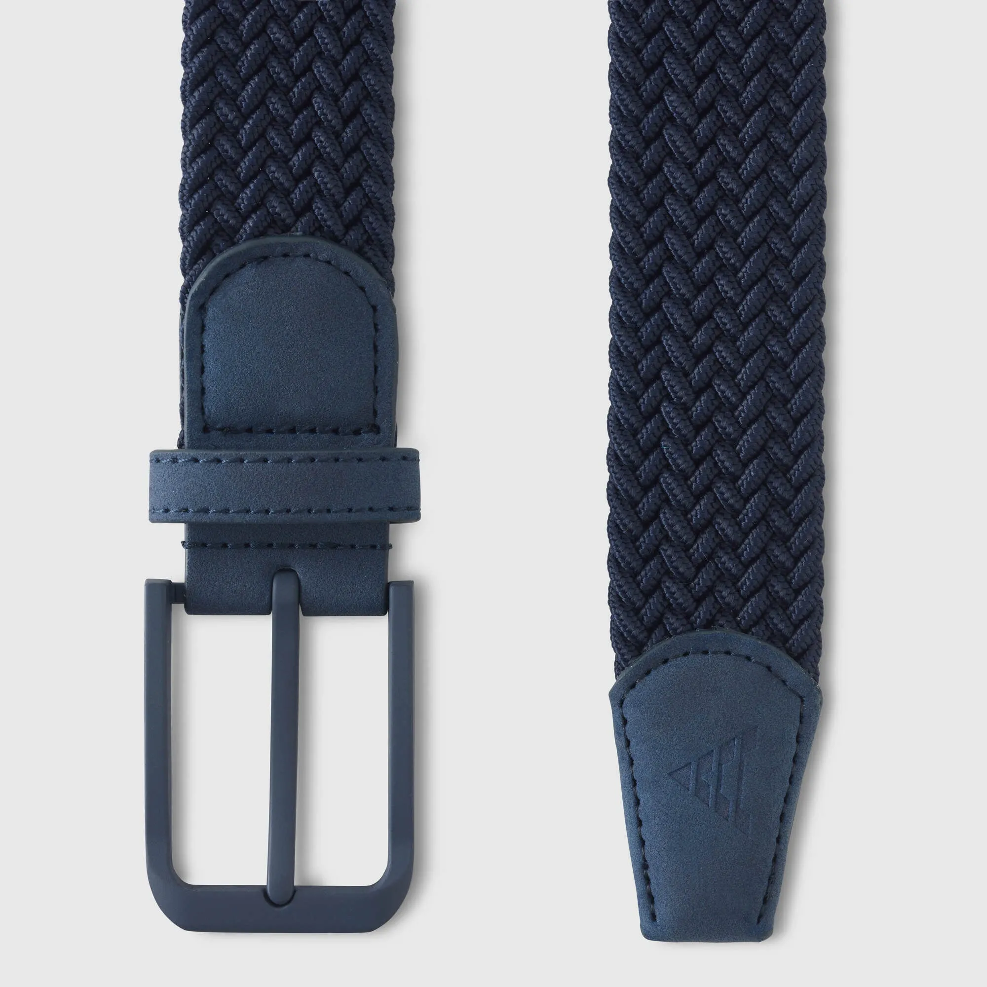 NAVY WOVEN STRETCH BELT