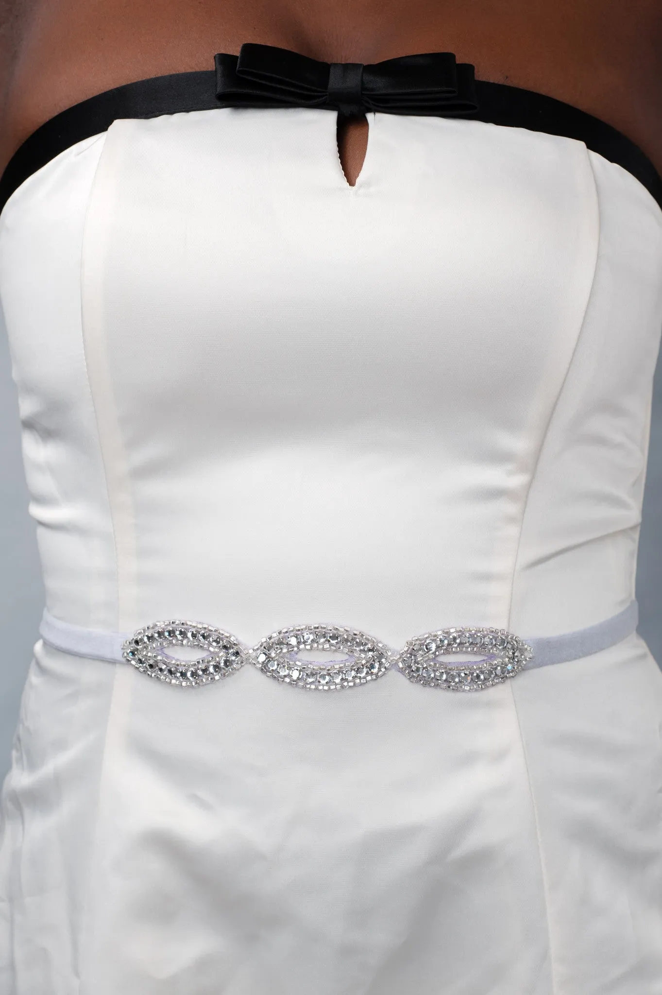 Oval Rhinestones bridesmaids belt - SB170708