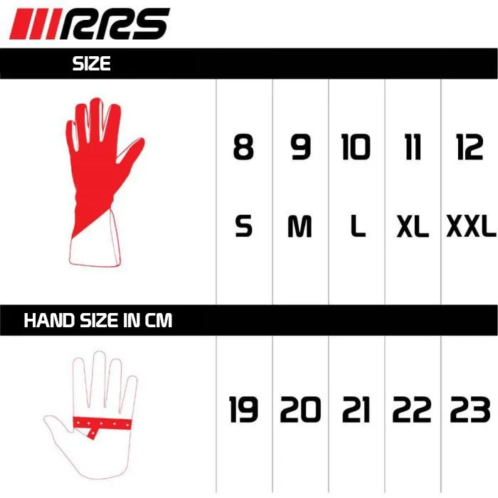 RRS Virage2 Racing Gloves  (Black/Red) - FIA Approved (8856-2018)