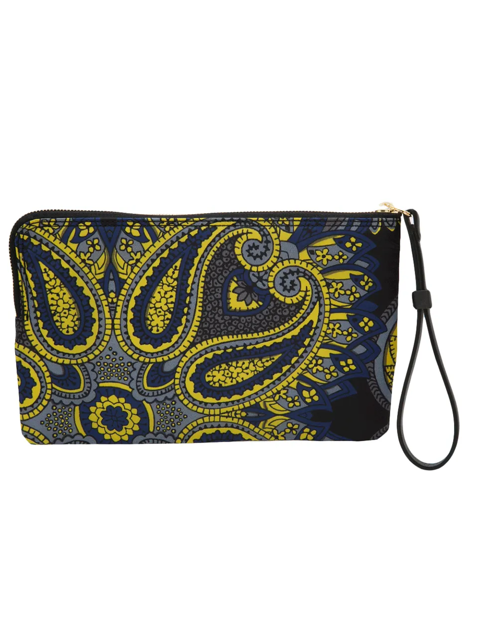 Small Paisley Zipped Clutch