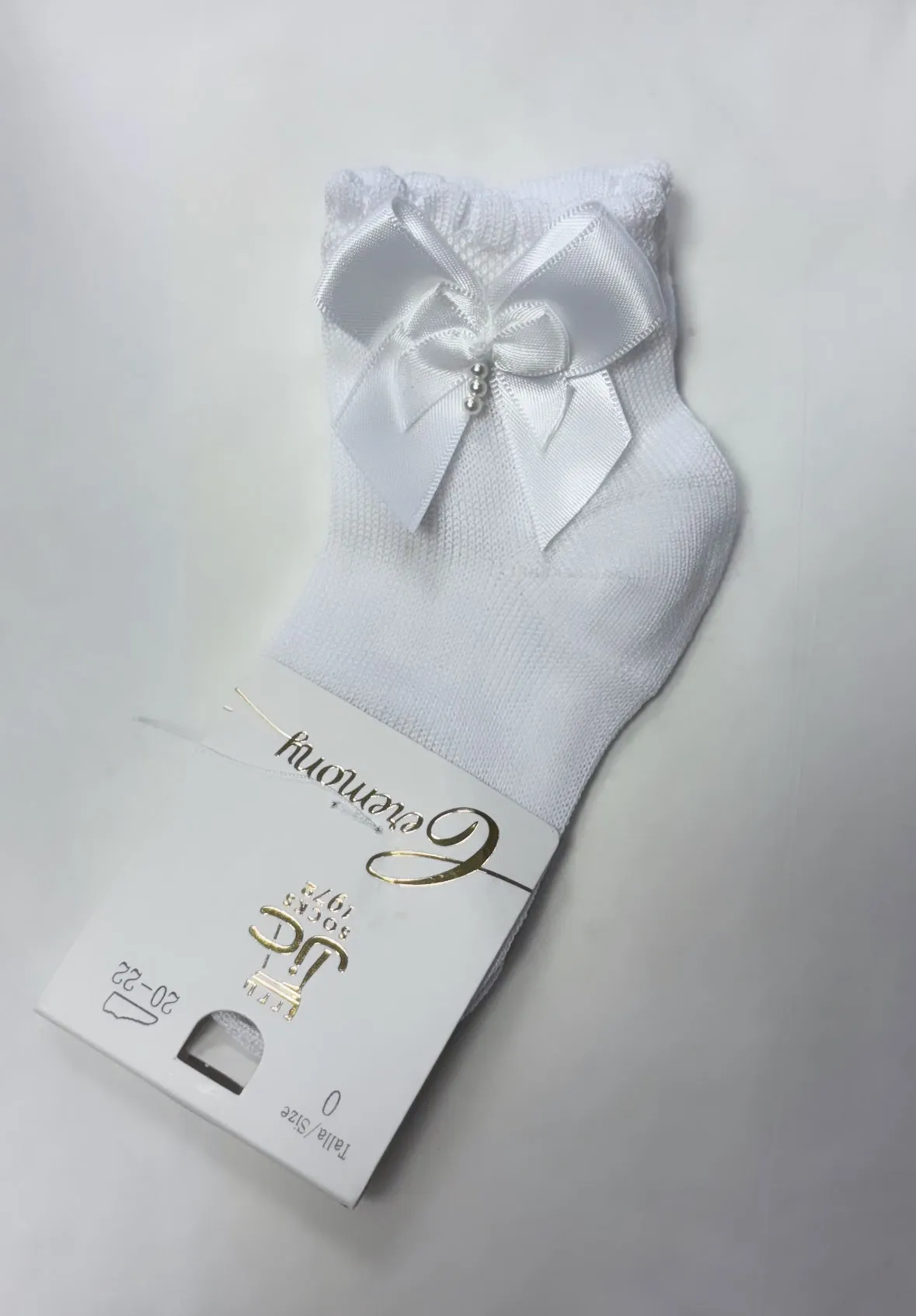 White JC Socks 32634